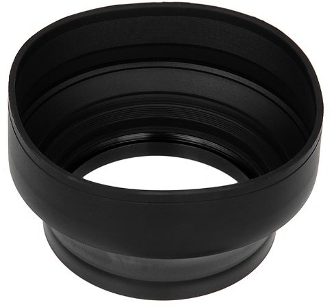 Fotodiox LENS HOOD, 72 MM 3-Section Rubber Lens Hood 04RB72