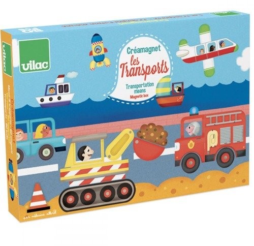Vilac układanka Magnetyczna Pojazdy