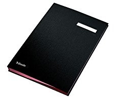 Esselte Leitz 621064 teczka na dokumenty 10 sekcji okładka z polipropylenu czarna 621064