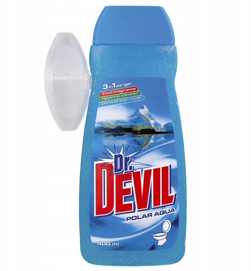 Żel Do Toalet Dr Devil 3w1 400ml Polar + Koszyczek