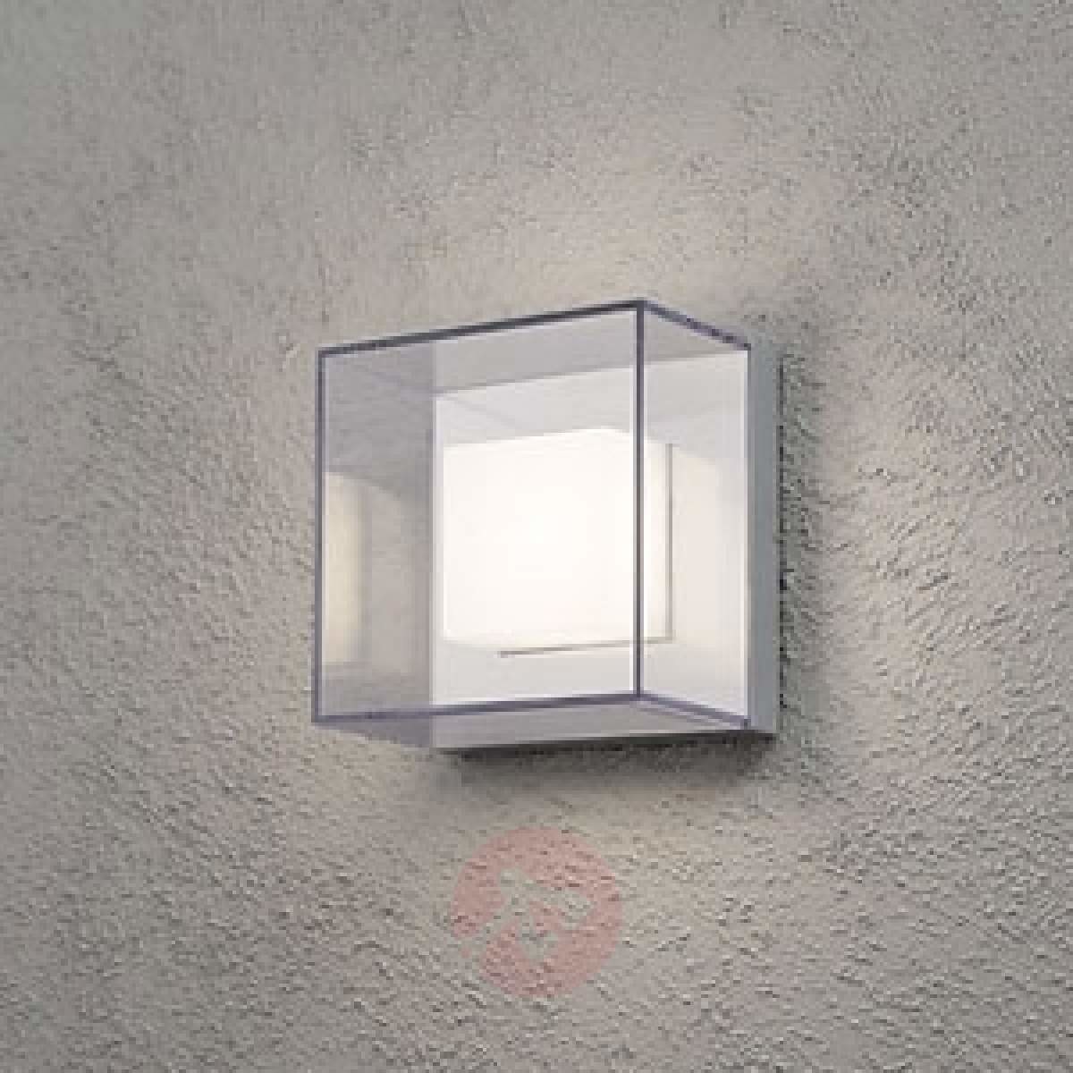 Konstsmide Kwadratowa zewnętrzna lampa ścienna LED Sanremo