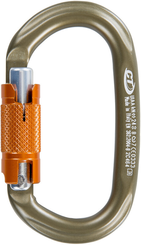Climbing Technology Pillar WG HC Karabinek twistlock, hard coating 2021 Karabinki zakręcane 2C46400SYBCHSTD