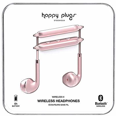 Happy Plugs - Wireless II Bluetooth słuchawki douszne, różowe złoto (1 ACCESSORES)