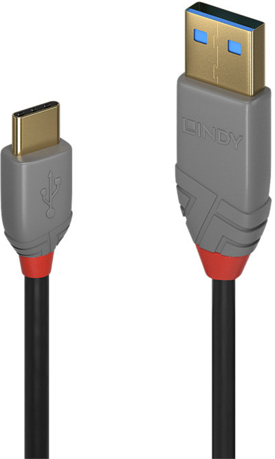 Lindy 36886 Kabel USB 2.0 A C Anthra Line 1m LY-36886