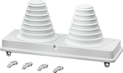 Hensel kablem zaznajamiają kołnierzem kołnierz MI FP 72 2 X D = 30  72 MM typu Mi-rozdzielacz wprowadzenie do małych obudowa/skrzynka rozdzielcza 4012591107996 MIFP72