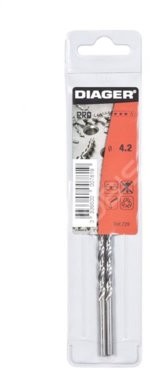Diager Wiertła do metalu PRO 4,2 x 75 mm 2 szt