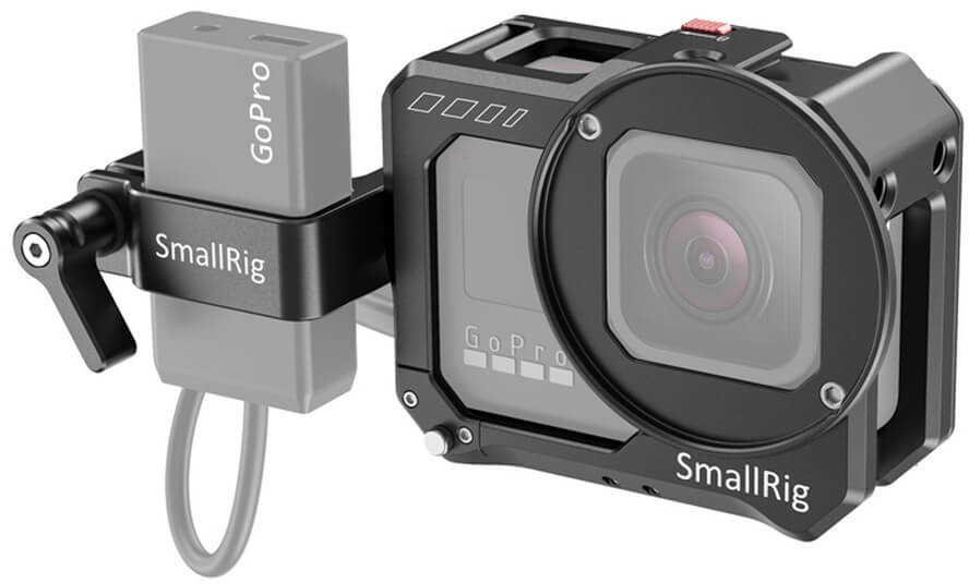 smallrig Klatka operatorska z adapterem mikrofonu CVG2678 do GoPro HERO8 Black