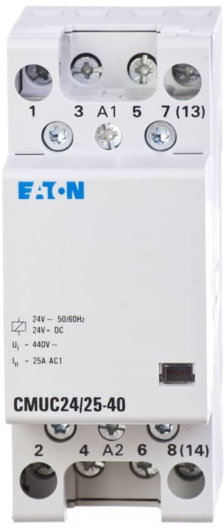 Eaton Powerware Stycznik modułowy 25A 4Z 0R 24V AC/DC CMUC24/25-40 137308
