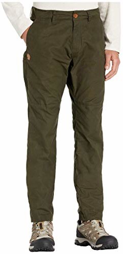 FJÄLLRÄVEN Fjällräven Męskie spodnie sportowe Sörmland Tapered spodnie M zielony Deep Forest 58 90651