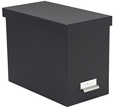 Bigso AB Johan pełen dostęp do luźnych notatek pudełka z 8 teczki zawieszane papieru i tektury laminowany, biały 944145644