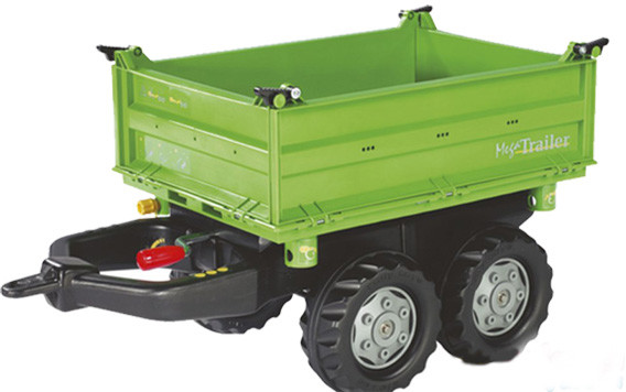 Rolly Toys Przyczepa Mega Wywrotka 2 osie Jasnozie 121502