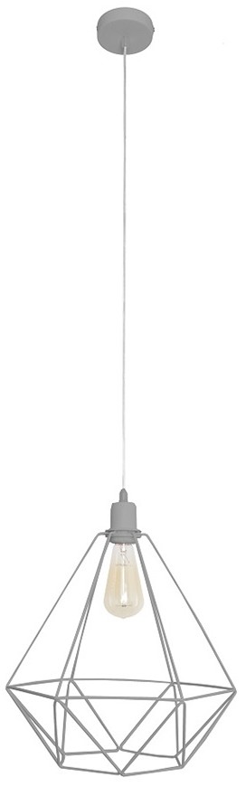 Helam Żyrandol KARO LARGE 1xE27/60W/230V szary