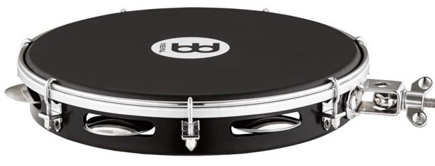 Meinl Percussion Możliwość zamontowania meinl Percussion pa10 a-BK-NH-H pandermit eiro ze skóry nappa (średnica 25,4 cm (10 cale)) Czarny PA10A-BK-NH-H
