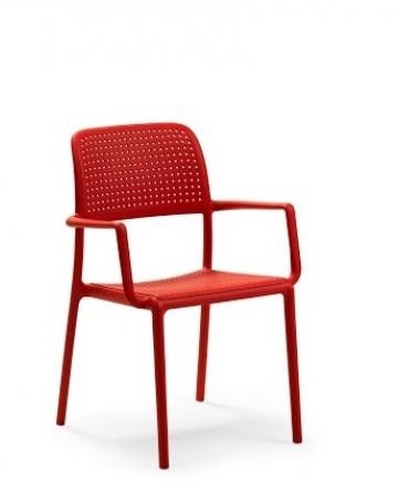 D2.Design Krzesło Bora z podłokietnikami czerwone 28346
