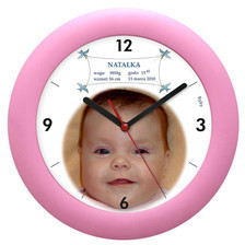 Atrix Zegar pamiątka urodzin dziewczynki LN820D