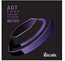 Blacksmith Blacksmith ANW-40125-5-34 AOT powlekane nikiel, okrągłe struny basowe, na 5 strun basowych ANW-40125-5-34