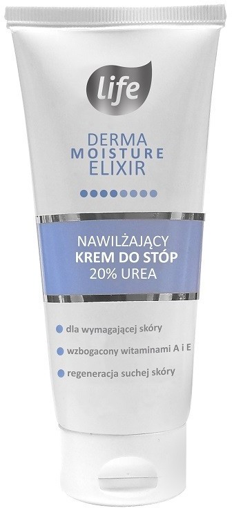 LIFE krem do stóp głęboko nawilżający 20% urea 75ml