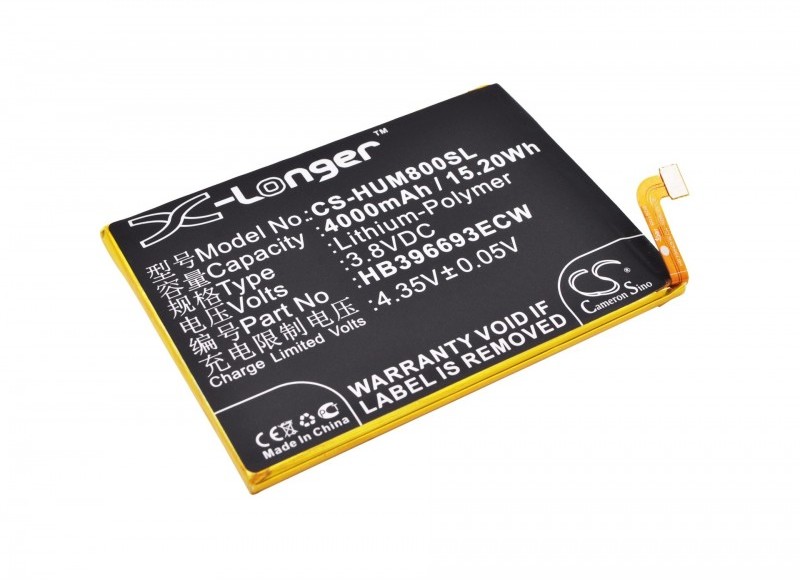 Фото - Акумулятор для мобільного CameronSino Huawei Ascend Mate 8 / HB396693ECW 4000mAh 15.20Wh Li-Polymer 3.8V (Camero 