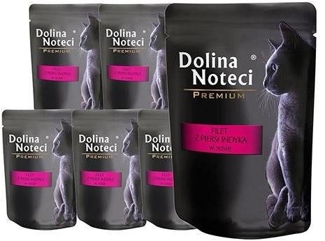 Dolina Noteci Premium filet z piersi indyka dla kotów 10x85g 48490-uniw