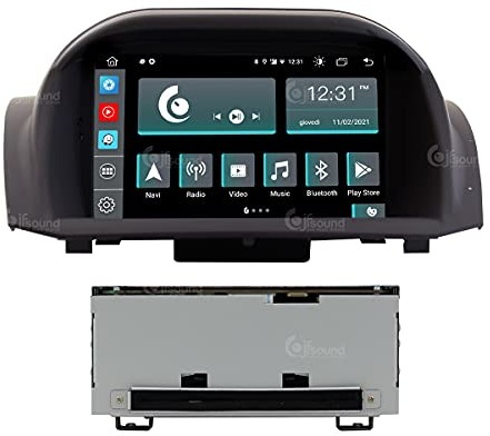 Jf Sound car audio system Custom Fit Radio samochodowe dla Ford Fiesta 2013-16 Android GPS Bluetooth WiFi USB Full HD Touchscreen Display 7