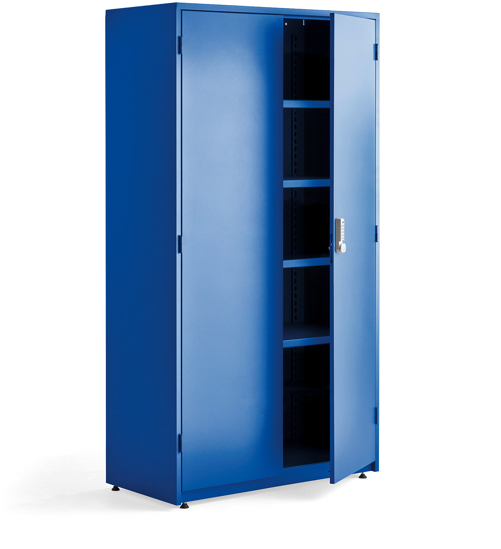 AJ Produkty Szafa narzędziowa z zamkiem elektronicznym, 1900x1020x500 mm, niebieski