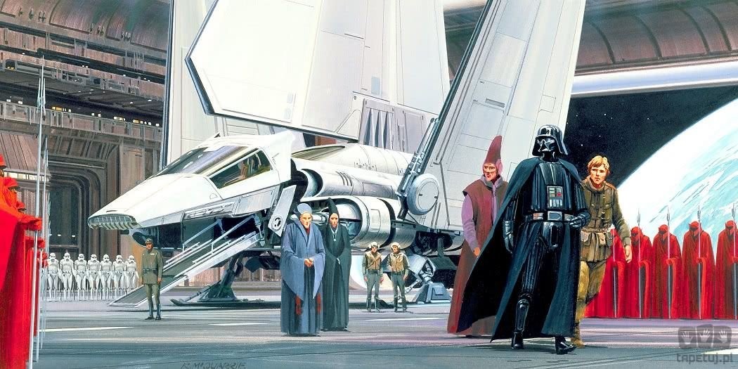 Komar Fototapeta Star Wars Classic RMQ Death Star Shuttle Dock DX10-048 DX10-048