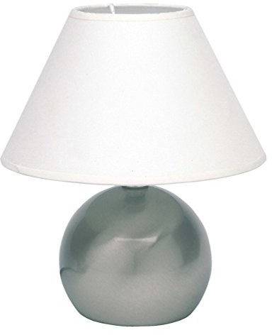 Brilliant Tarifa lampa stołowa z dotykowym ściemniaczem, 1 X E14 maksymalnie 40 W, tekstyliów, żelazo/biały metalowym 62447/05 62447/05