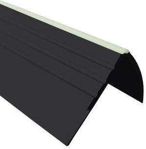 Quest Profil schodowy antypoślizgowy RDFL 1,5m czarny 730-RDFL-CZARNY-150