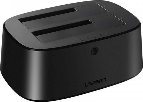 UGREEN Stacja dokująca dla dysku twardego Stacja dokująca CM198 do dysków HDD/SSD 2,5/3,5 USB 3.0 czarna 107803
