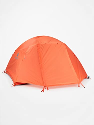 Marmot Catalyst 2P, lekki 2/3-osobowy namiot trekkingowy, wodoodporny namiot z plecakiem na kemping i wędrówki, czerwony słońce/kaskada niebieski, 2 osoby 31720