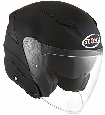 SUOMY Kask Speedjet Plain, matowy czarny, S KSSJ00X6.3