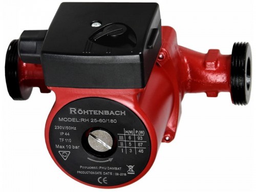 Rohtenbach Pompa obiegowa do systemów grzewczych RH 25-60/180 RH 25-60/180