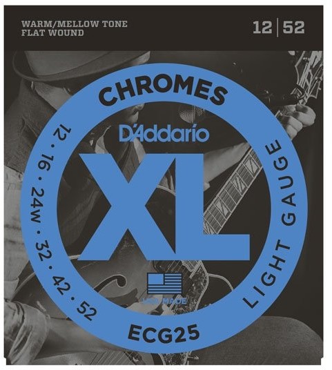 D'Addario chromes ścienny Wound Electric Guitar Strings ECG25