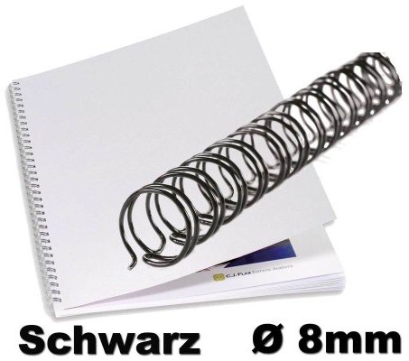 Unbekannt PAVO kasetka na drut Premium począwszy od ofert dla prestiżowych klientów po raporty roczne A4, 7.9 MM, 3: 1, 100-ER podziału Pack, 36  50 arkuszy, czarny 8001897