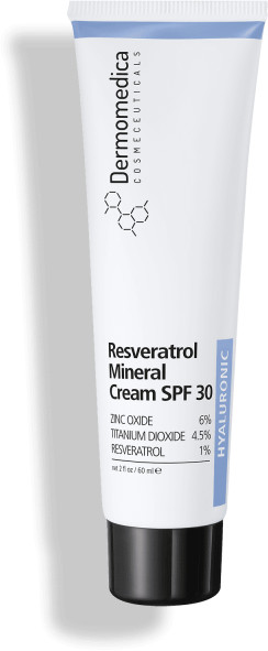 Dermomedica RESVERATROL MINERAL CREAM SPF 30 Mineralny krem z resweratrolem SPF 30 60 ml