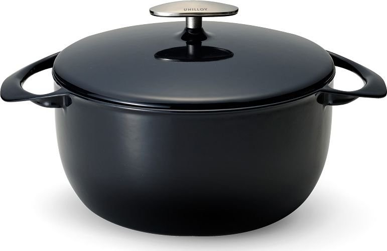 UNILLOY UNILLOY Garnek żeliwny UNILLOY Indigo 22 cm [UC220NE] OM-10127-uniw