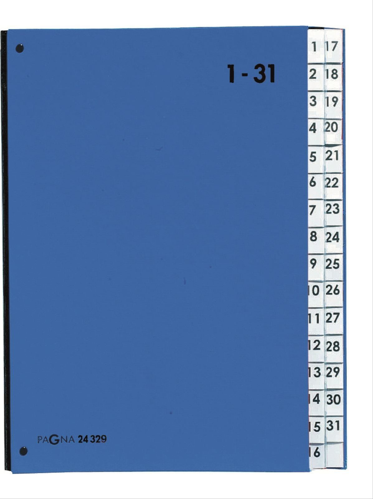 Pagna Przekładka indeksująca Color 32 Fächer 1-31 blau 24329-02