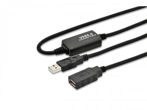 Digitus Kabel przedłużający USB 2.0 HighSpeed Typ USB A/USB A M/Ż aktywny, czarny 15m