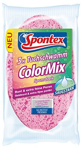 Spontex ręcznik gąbką, Super chłonący gąbki używany do wielu różnych obszarów zastosowań, , , 19000022