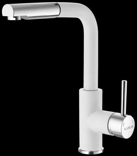 Alveus Siros-P Bateria kuchenna z wyciąganą wylewką arctic/chrom 1129046