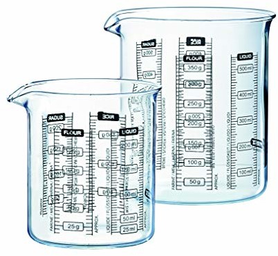 Pyrex religia) pomiarowa ze szkła, zestaw-częściowy