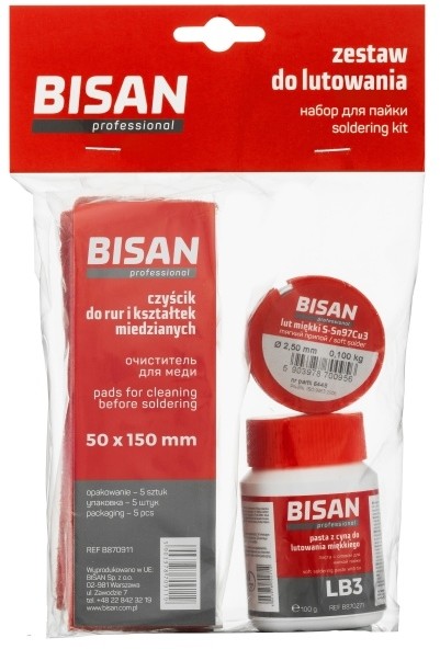 Bisan Zestaw do lutowania miękkiego Bisan B870900