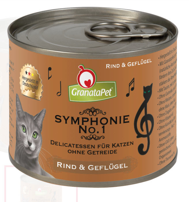 GranataPet Symphonie Nr. 1 Wołowina z drobiem 200g
