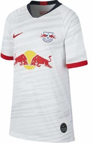 NIKE Nike Unisex dziecięca koszulka piłkarska Rblz Y Nk Brt Stad Jsy Ss Hm biały White/University Red Full Sponsor L AJ5821