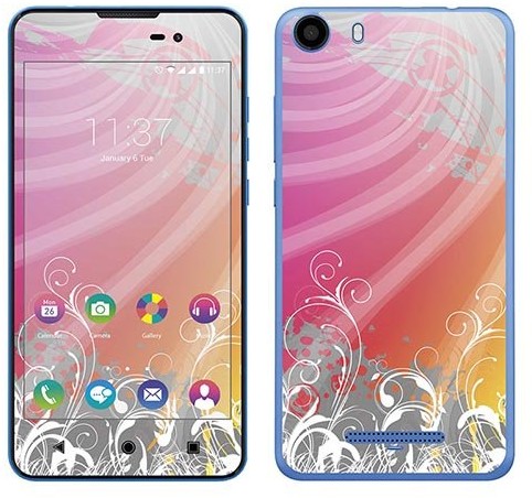 Wiko Royal Sticker Royal tatuaż ścienny RS. 119048 samoprzylepny do Lenny 2 z motywem Fusion RS.119048