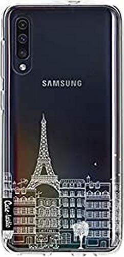 Samsung Casetastic Etui na telefon Galaxy A50 (2019) - cienkie etui z tworzywa TPU. Amortyzująca i odporna na zarysowania osłona do Galaxy A50 (2019) - Paris City Houses White - CASETASTIC 94275