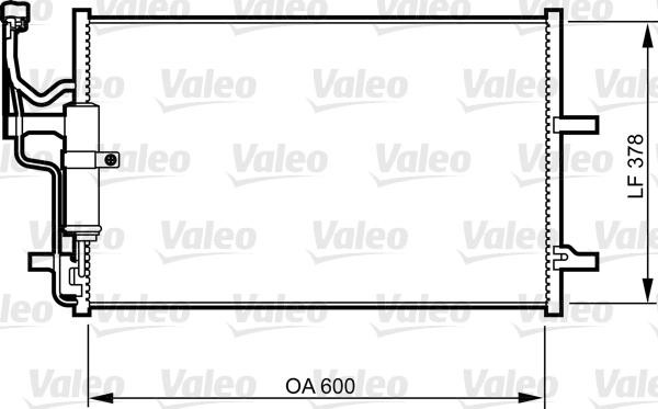 VALEO skraplacz 814265