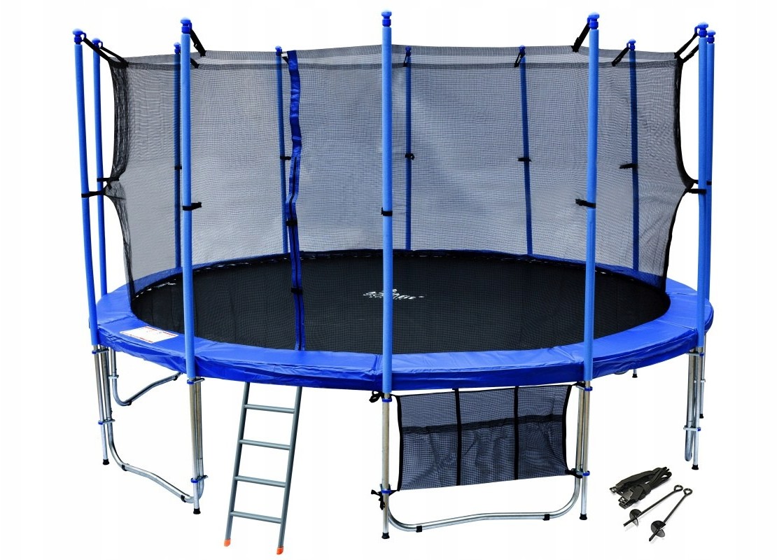 SONIFIT Trampolina 16FT 487CM, 6 Podwójnych Nóg