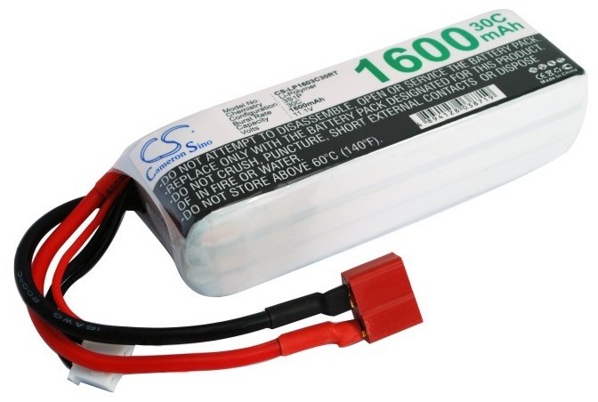 Cameron Sino 1600mAh 17.76Wh Li-Polymer 11.1V 3S 30C Cameron Sino)
