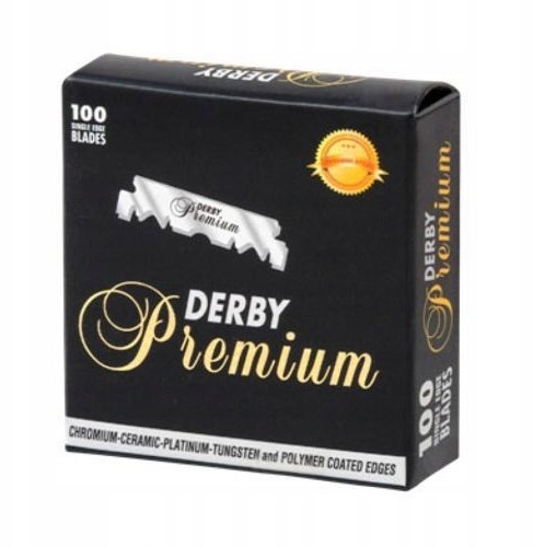 Derby Żyletki Premium 100 sztuk Połówki